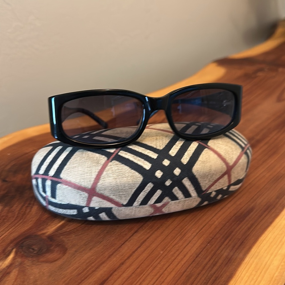 Burberry Vintage Black Sunglasses with Case